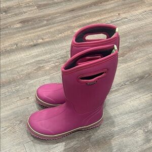 Bogs Pink Waterproof Boots